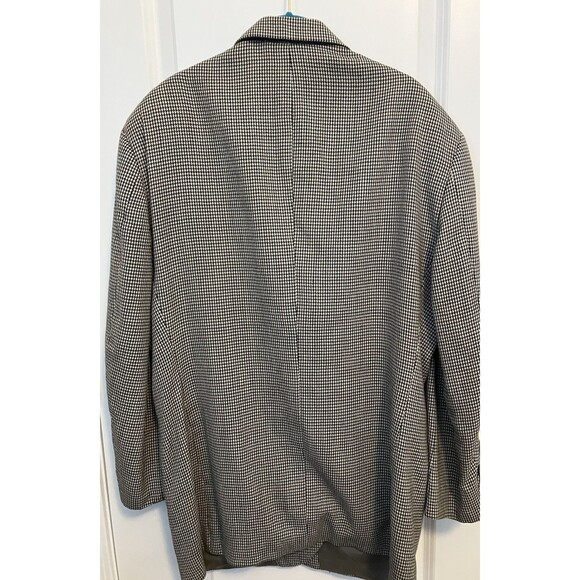 Brooks Brothers Blazer Suit Jacket Men’s 46R Black/White 2 Button Houndstooth - Picture 5 of 6